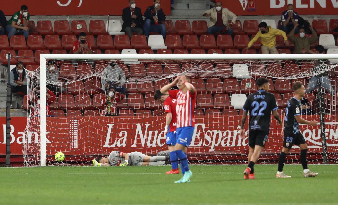 Momento en el que Ager Aketxe sentencia el partido con el 0-2.