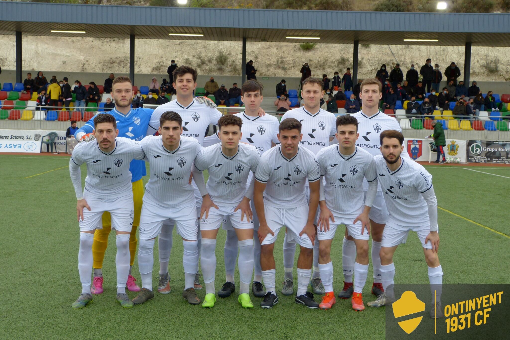 L'onze inicial de l'Ontinyent 1931 contra el CD Contestano