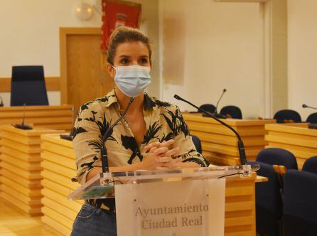 Raquel Torralbo en la presentación de los actos de la Semana de la Movilidad en Ciudad Real