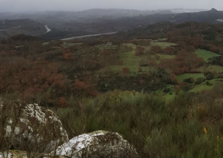 Vista montes de Ourense