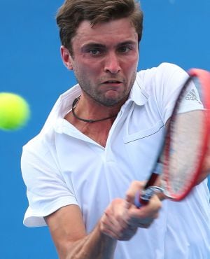 Gilles Simon pega un revés