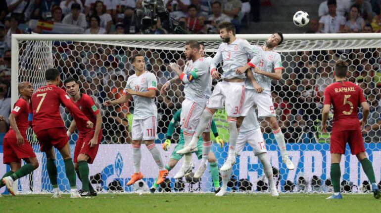 España- Portugal, primer partido de la fase de grupos.