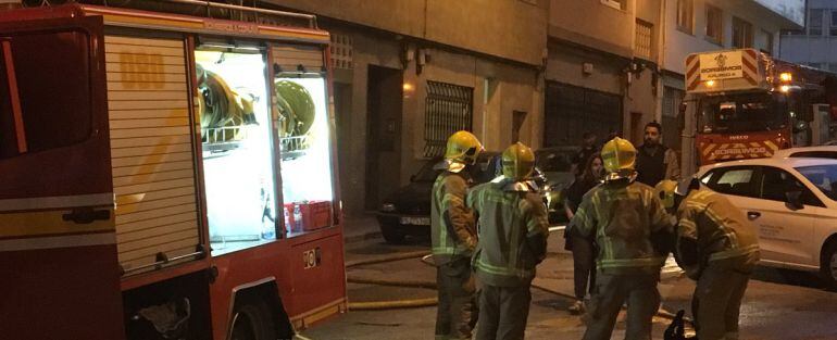 Incendio en Atocha Alta