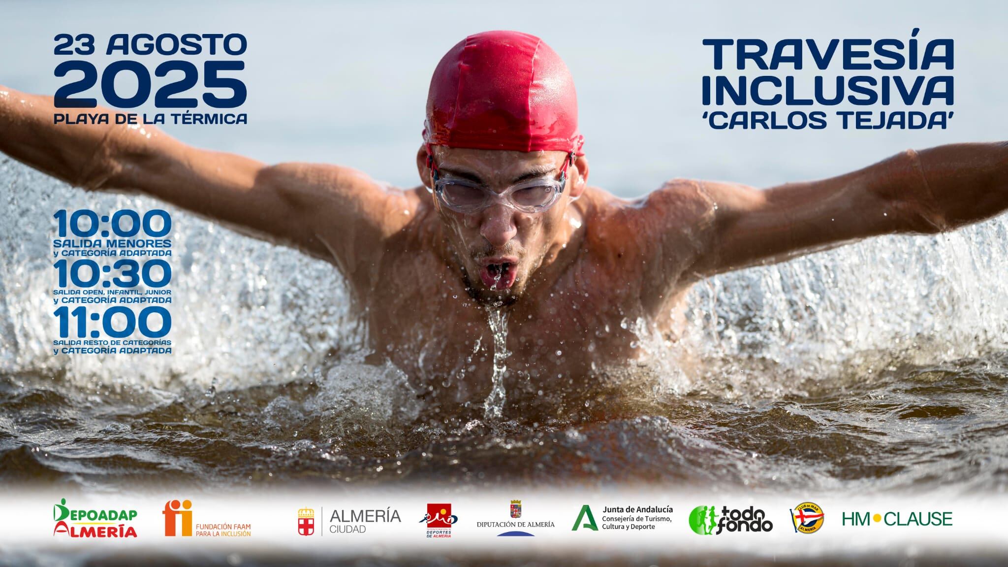 Cartel publicitario del evento deportivo.