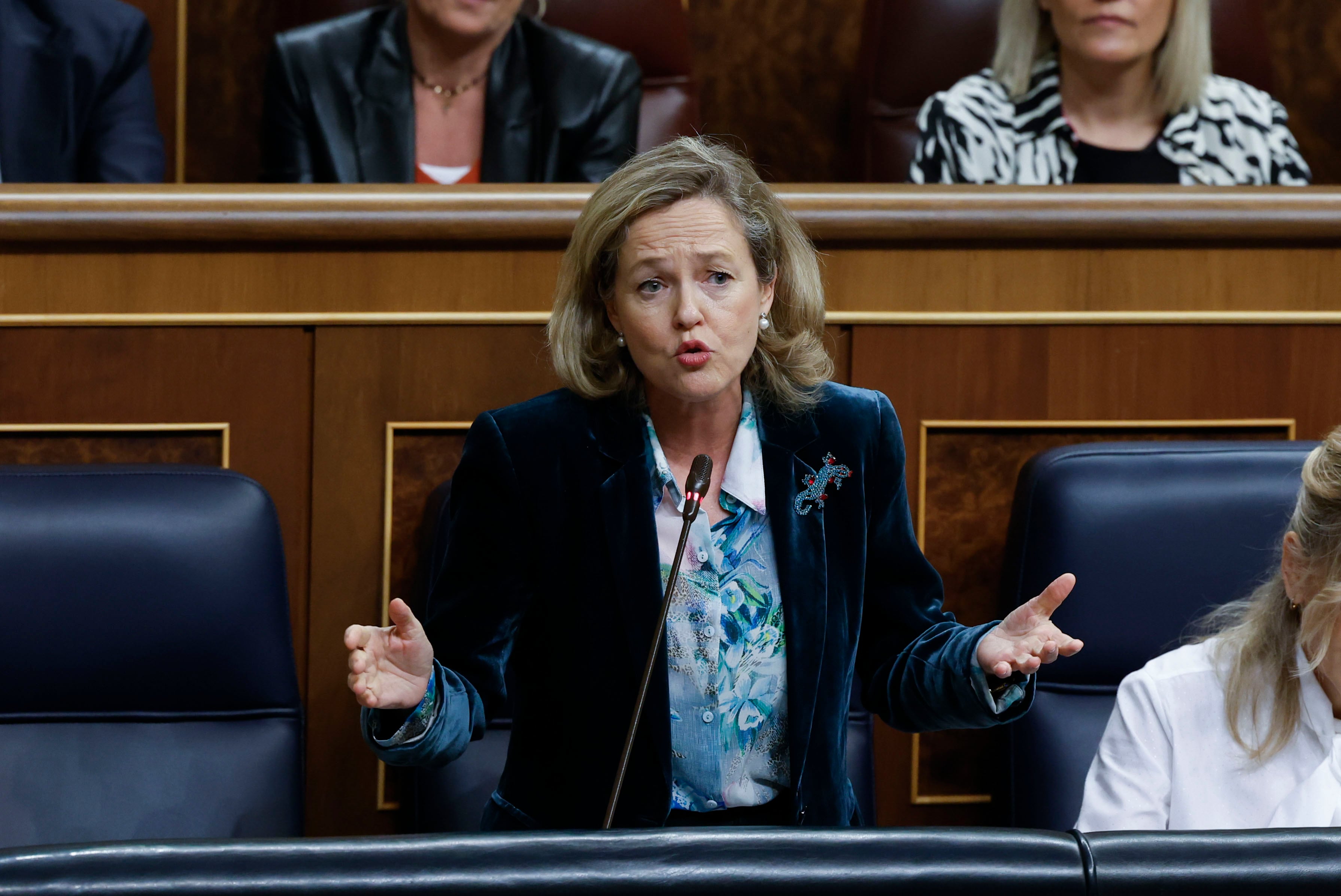 La vicepresidenta económica, Nadia Calviño.