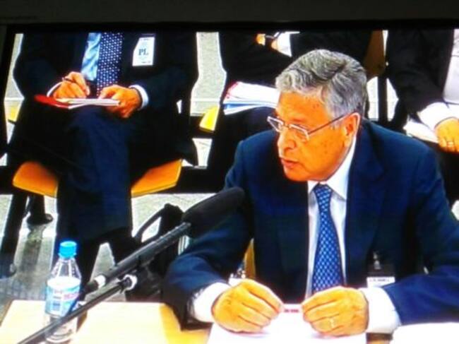 Modesto Crespo durante su declaración