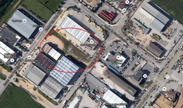 La zona on hauria d'anar.