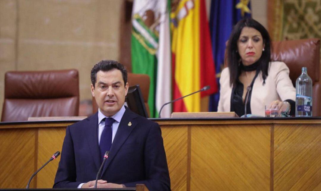 Moreno Bonilla en una intervención.