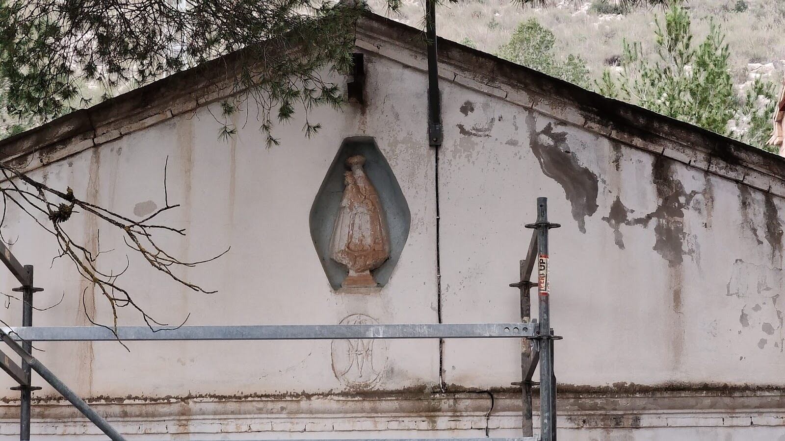 Imagen en la hornacina