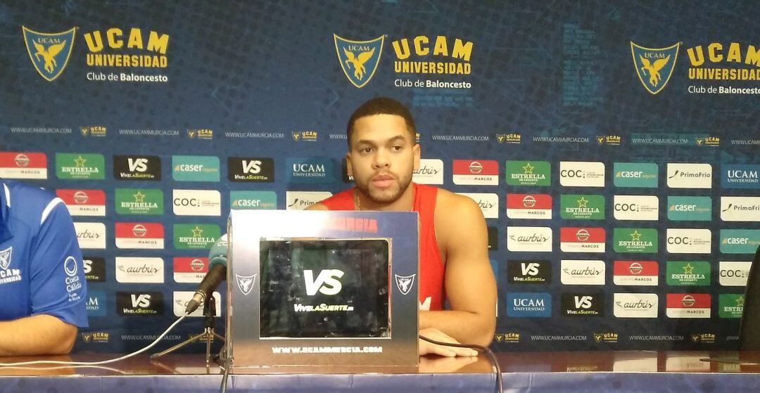 Manu Lecomte, jugador del UCAM Murcia CB