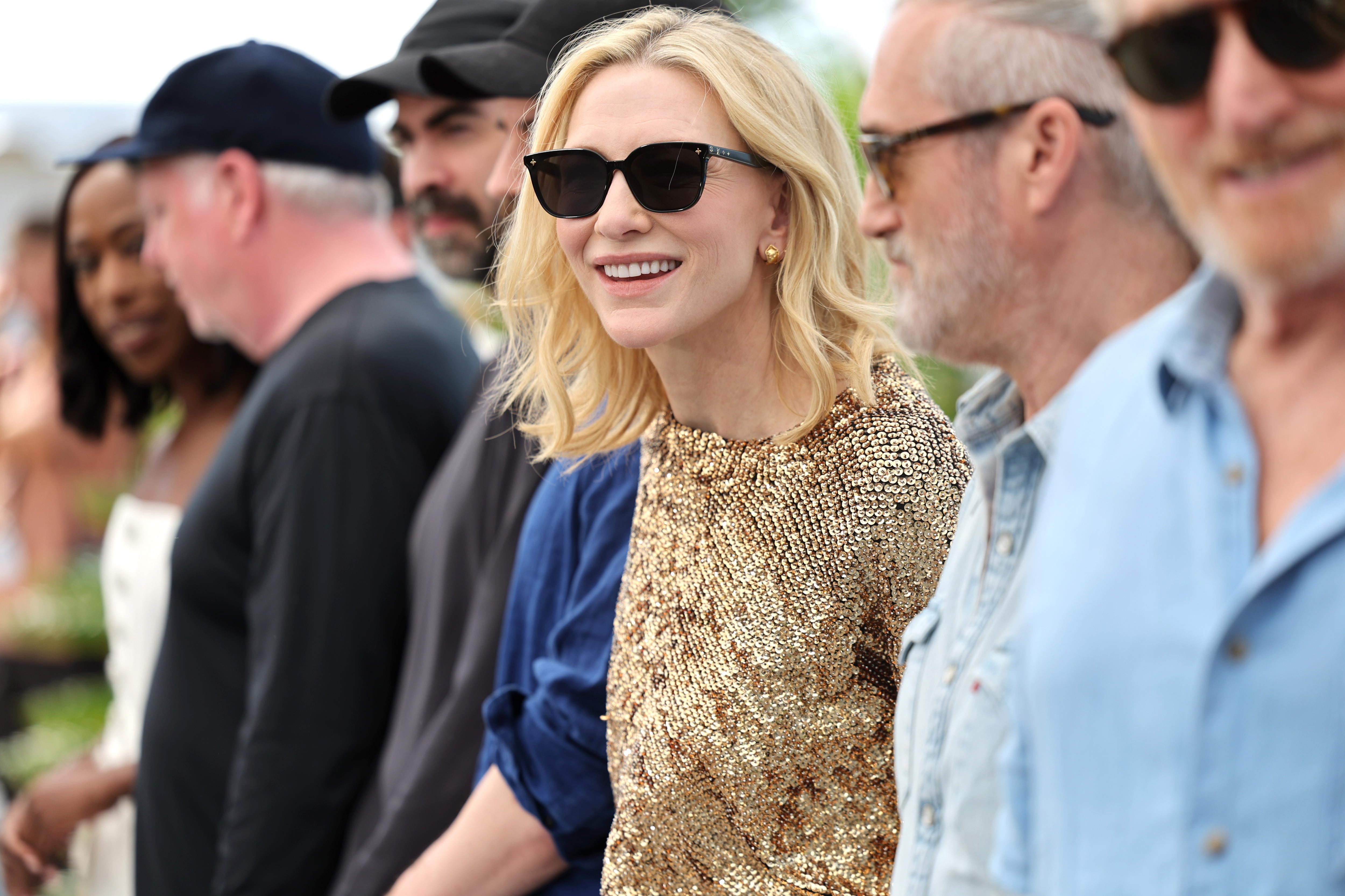 Cate Blanchett, en el &#039;photocall&#039; de su película &#039;Rumours&#039; en el Festival de Cannes.