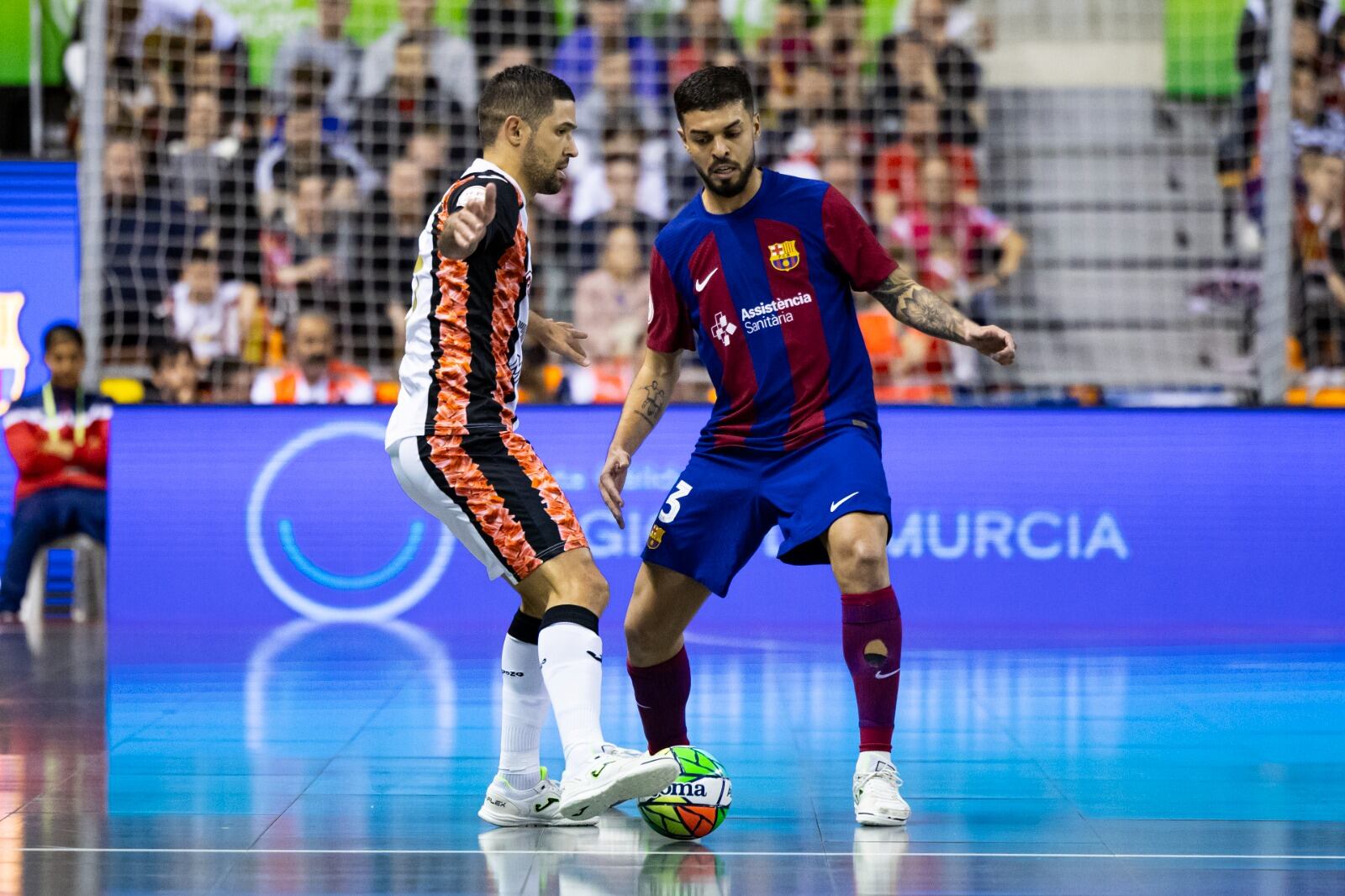 ElPozo Murcia y Barsa disputan la final de la Copa de España en Cartagena