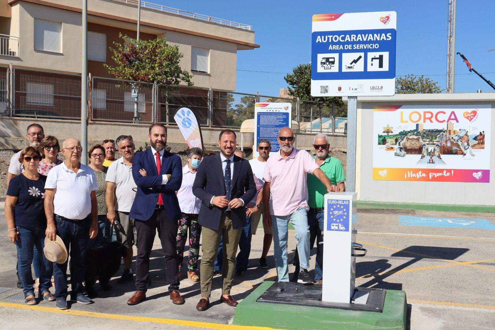 Lorca presenta su primer área de autocaravanas