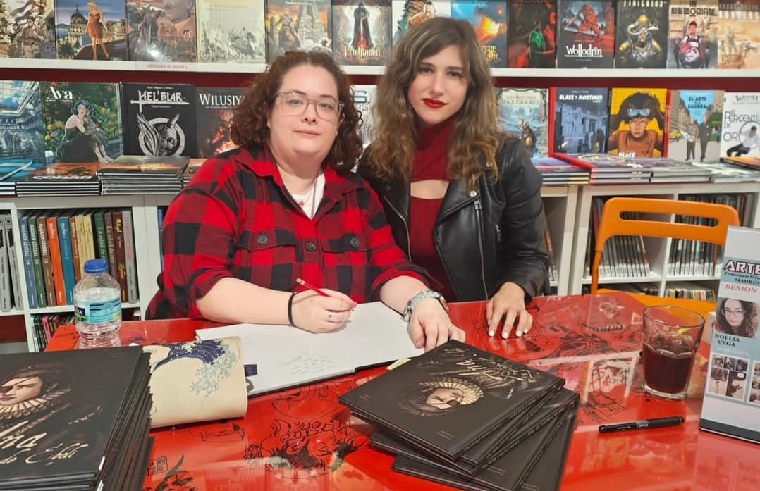 El cómic cuenta con las ilustraciones de Noelia Vega (d) y texto de Carolina Corvillo.