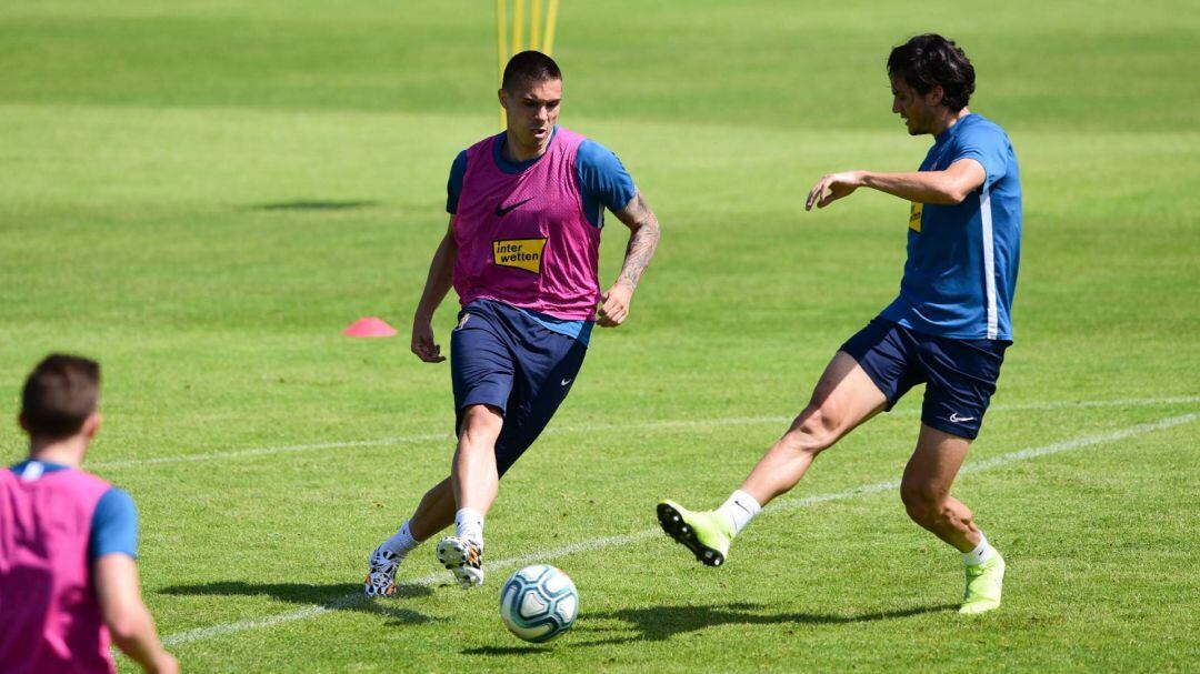 Durjdjevic durante un entrenamiento. 