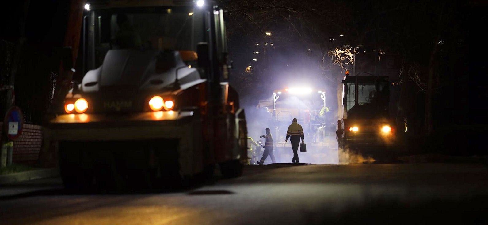 El Plan de Asfaltado de San Sebastián de los Reyes se inicia en la avenida de Colmenar Viejo