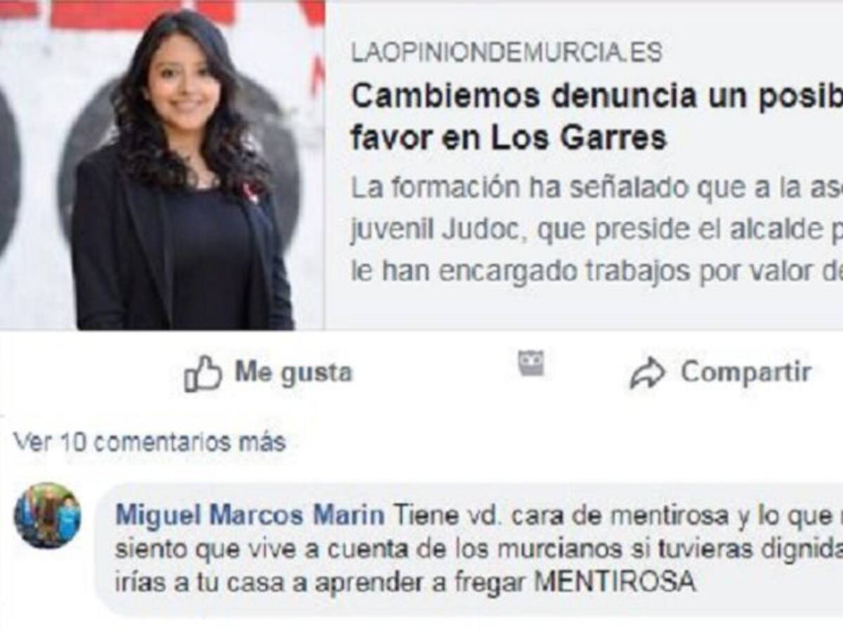 Dimite el dirigente local de Cáritas en Los Garres que mandó "a fregar" a la concejala de Cambiemos Margarita Guerrero