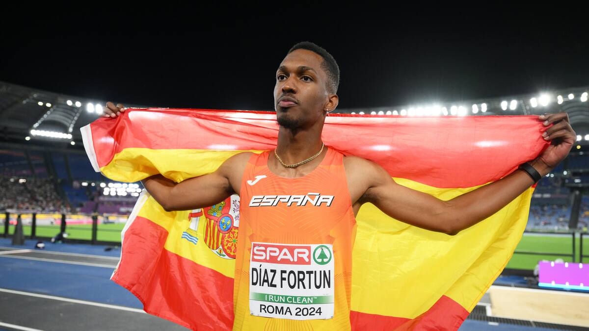 Jordan Díaz: "¿Saltar 18,29 metros? No lo sé, las marcas están muy bien, pero lo importante son las medallas"