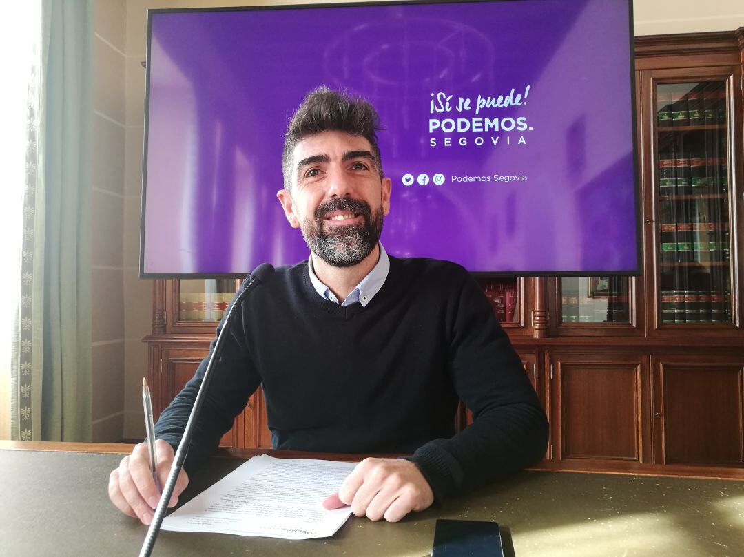 Guillermo San Juan, portavoz de Podemos 