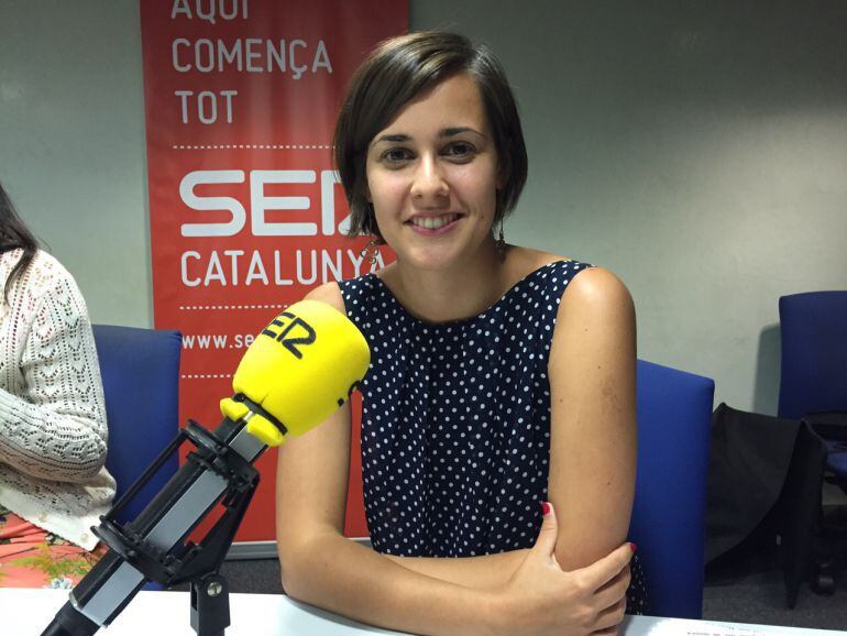 Jenn Díaz, en los estudios de Cadena SER