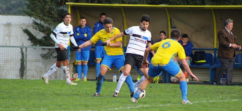 Pedro Herrera, durante un partido esta temporada