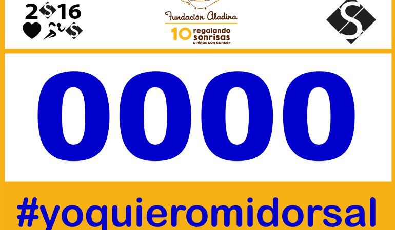 Los dorsales solidarios se pueden adquirir hasta el 25 de junio