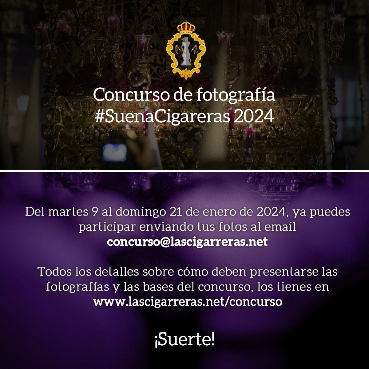 Cartel del concurso fotográfico que convoca la Banda de Las Cigarreras