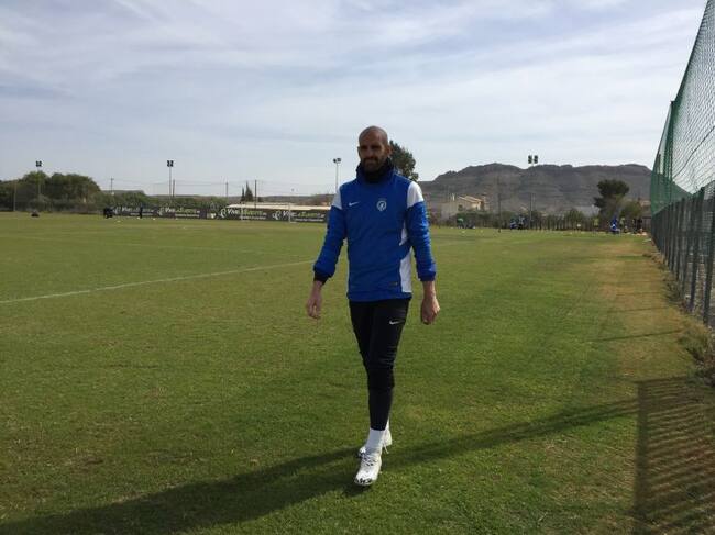 Chema Giménez, en las instalaciones de Fontcalent