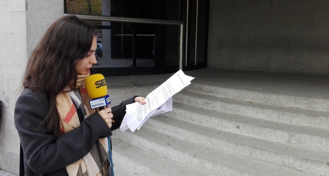 A pie de calle Madrid Oeste 16-11-2018 – Huelga de funcionarios de justicia