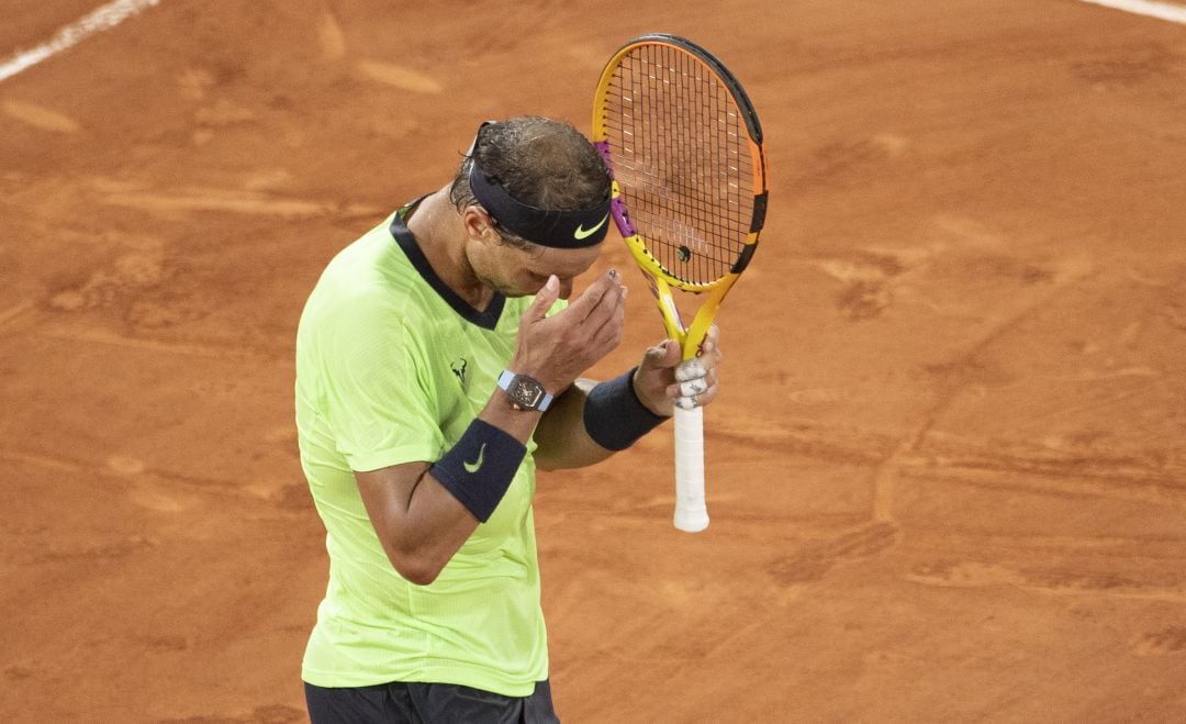 Rafa Nadal, en las semifinales de Roland Garros, el pasado mes de junio