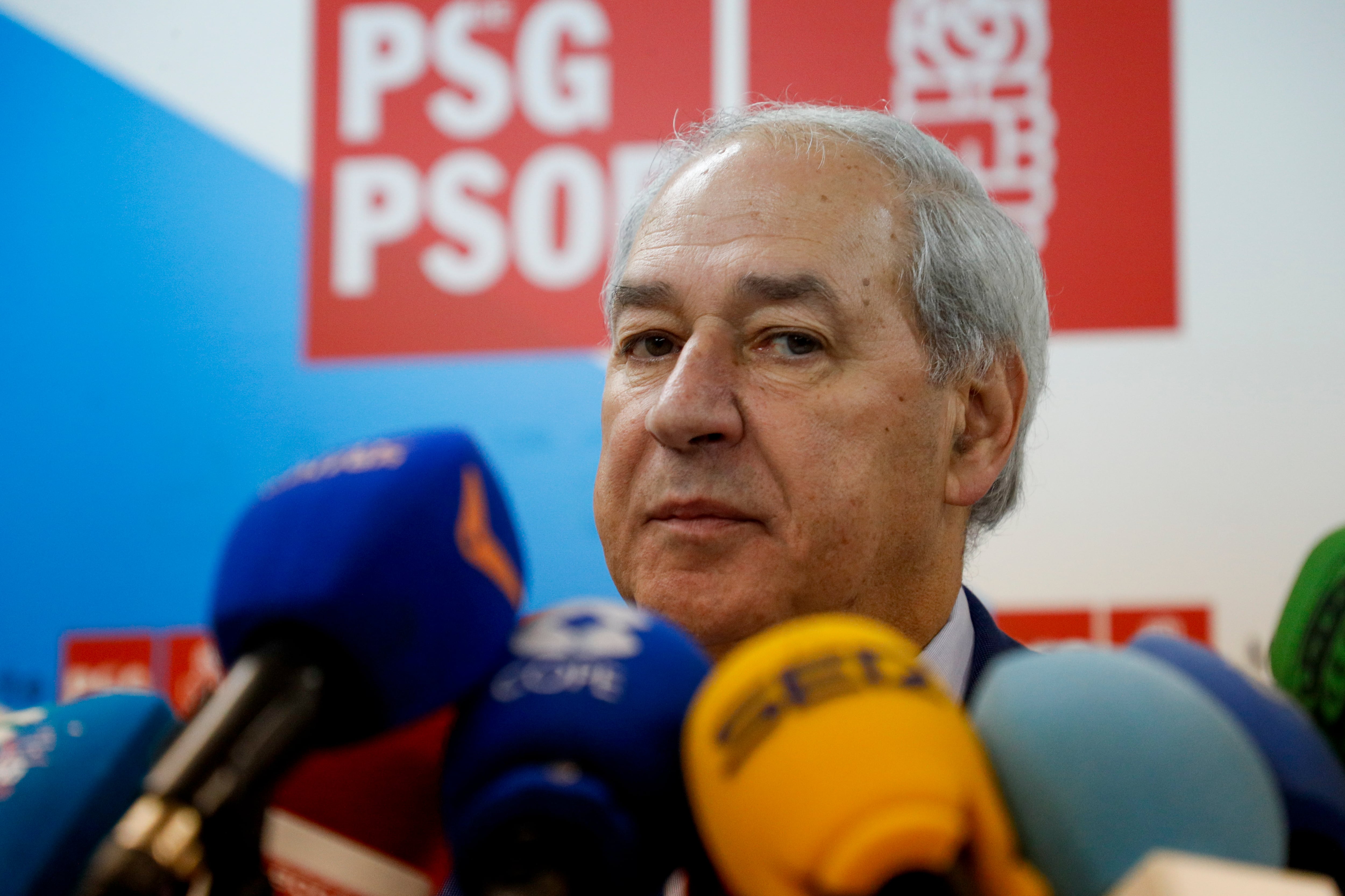 MONFORTE DE LEMOS, 10/12/2025.- El presidente de la Diputación de Lugo, secretario general del PSdeG en esa provincia y alcalde de Monforte de Lemos, José Tomé, ha asegurado este miércoles que todo lo que ha salido sobre acusaciones de acoso sexual contra él a través de los canales internos del partido es falso y ha anunciado que adoptará "acciones legales". EFE/ Pedro Eliseo Agrelo Trigo