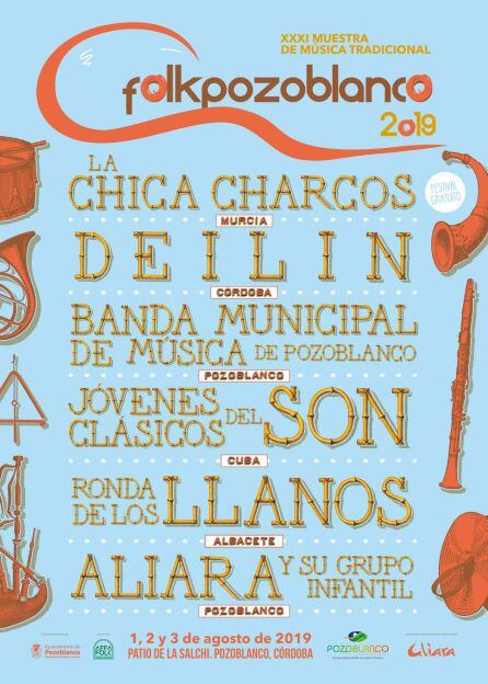 Cartel Festival Folkpozoblanco 2019