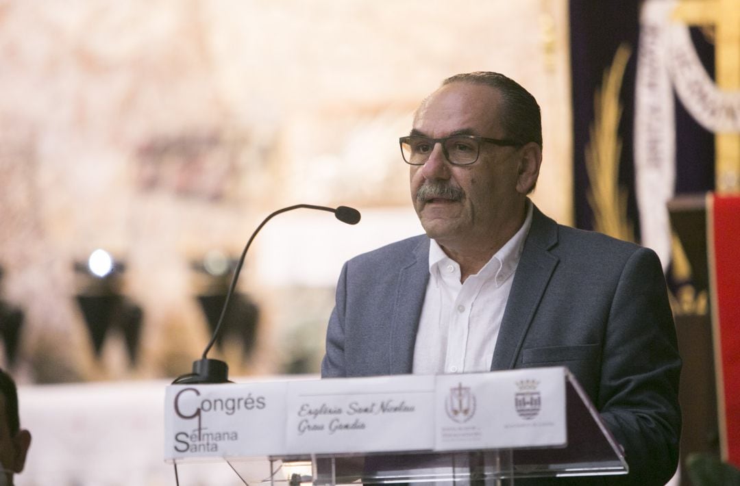 Emili Ripoll, presidente de la Junta de Hermandades de la Semana Santa de Gandia