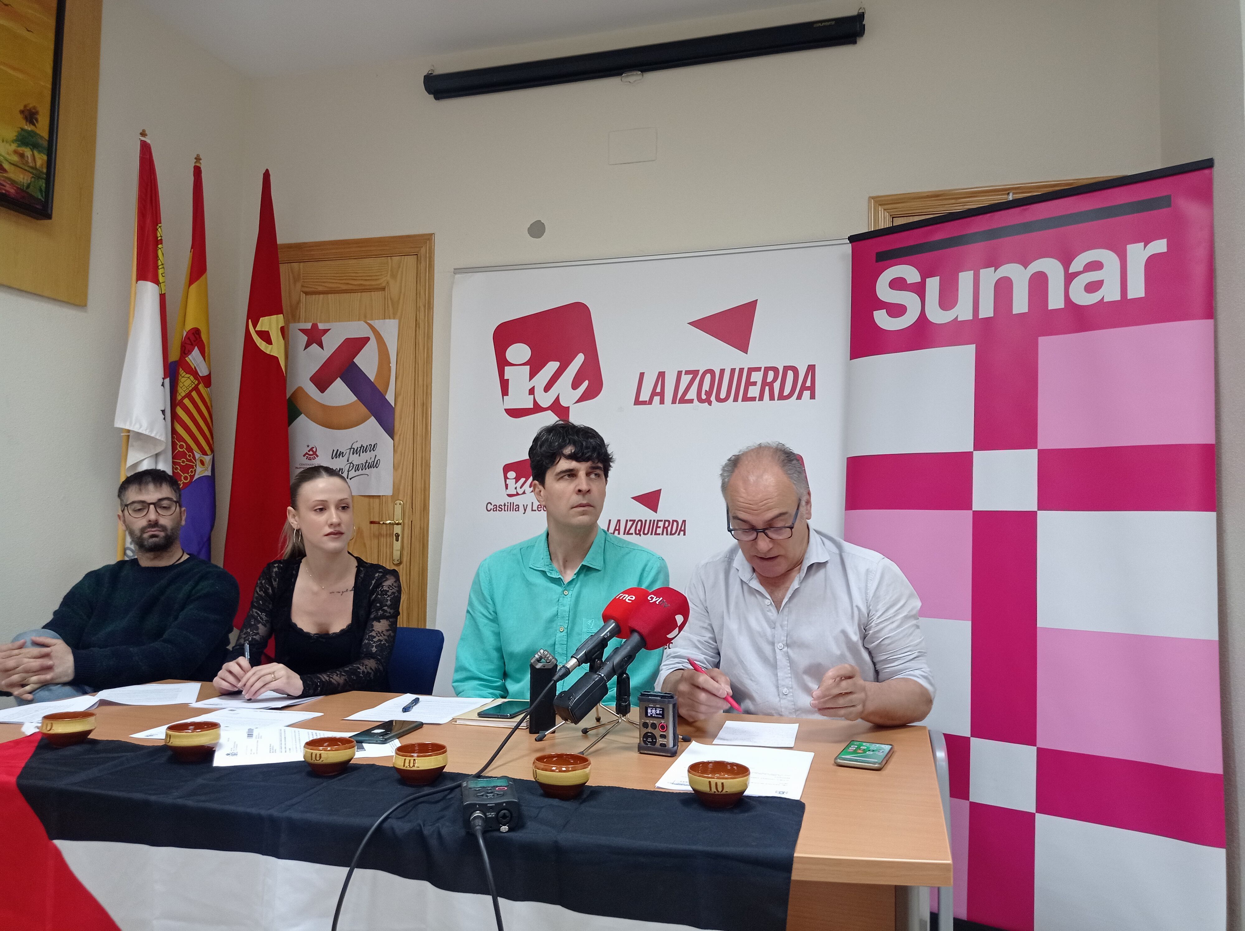 Rueda de prensa de Iu Podemos Palencia