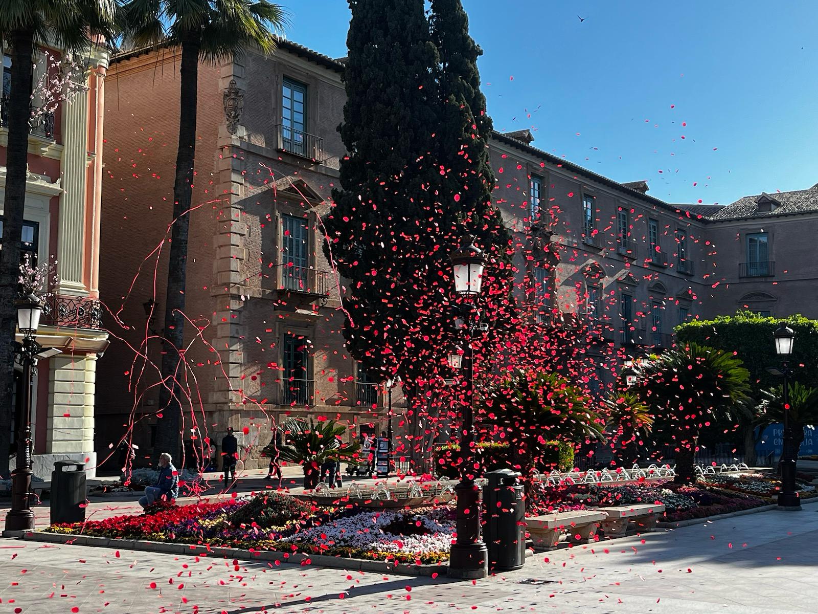 El homenaje al escudo se realizará en la Glorieta de España de la ciudad de Murcia