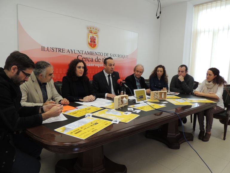 Acto de presentación de la Semana Internacional del cortometraje de San Roque.