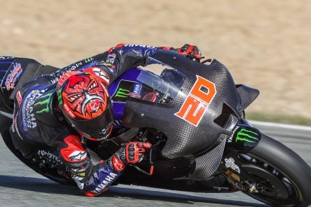 Fabio Quartararo el viernes en el Circuito de Jerez