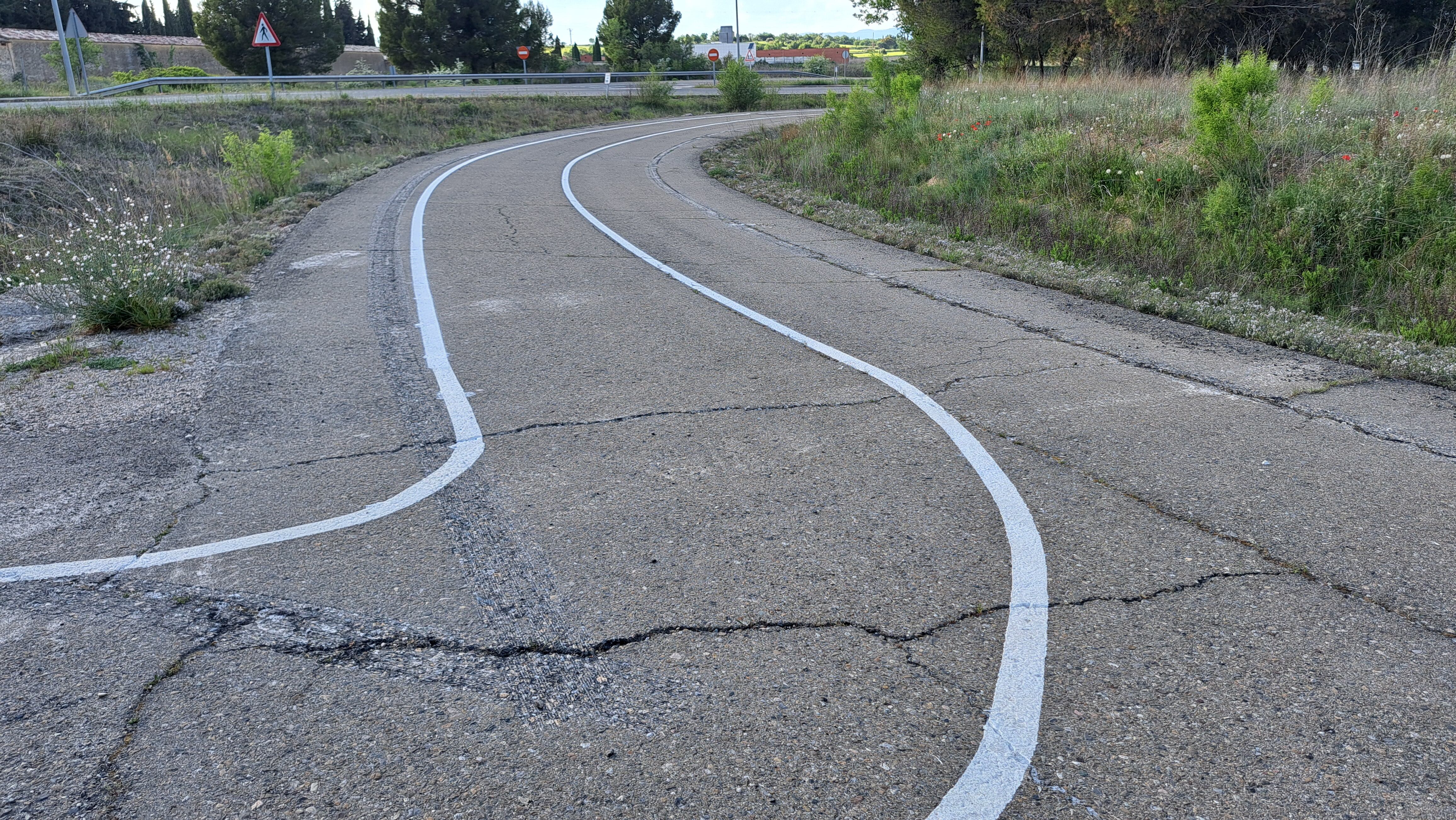 Cambiar Huesca denuncia la situación del recién inaugurado andador al IES Pirámide