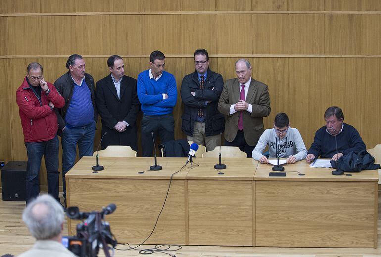 Imagen de la nueva Junta Gestora del Algeciras CF.