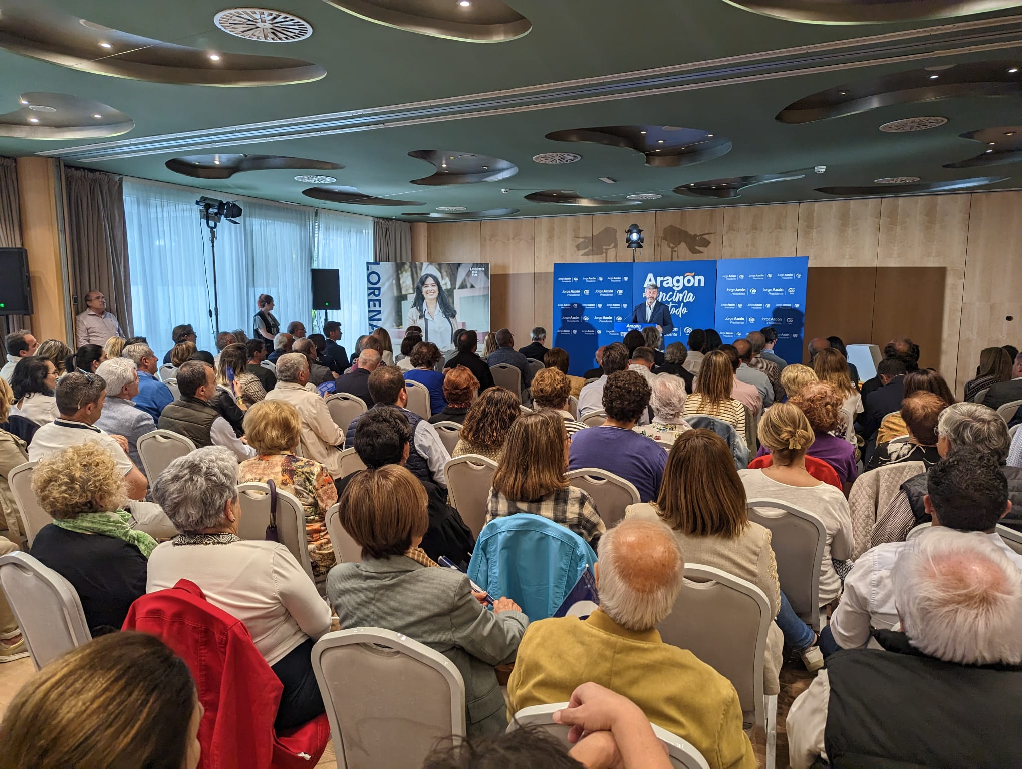 Imagen del mitin central de campaña del PP en Huesca