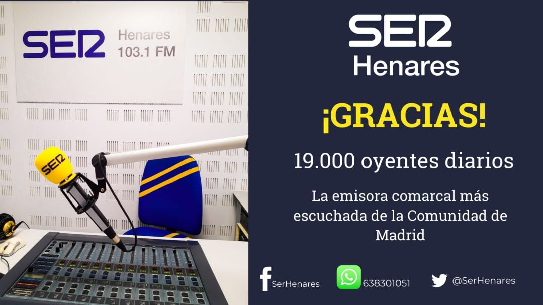 SER Henares, la emisora comarcal más escuchada