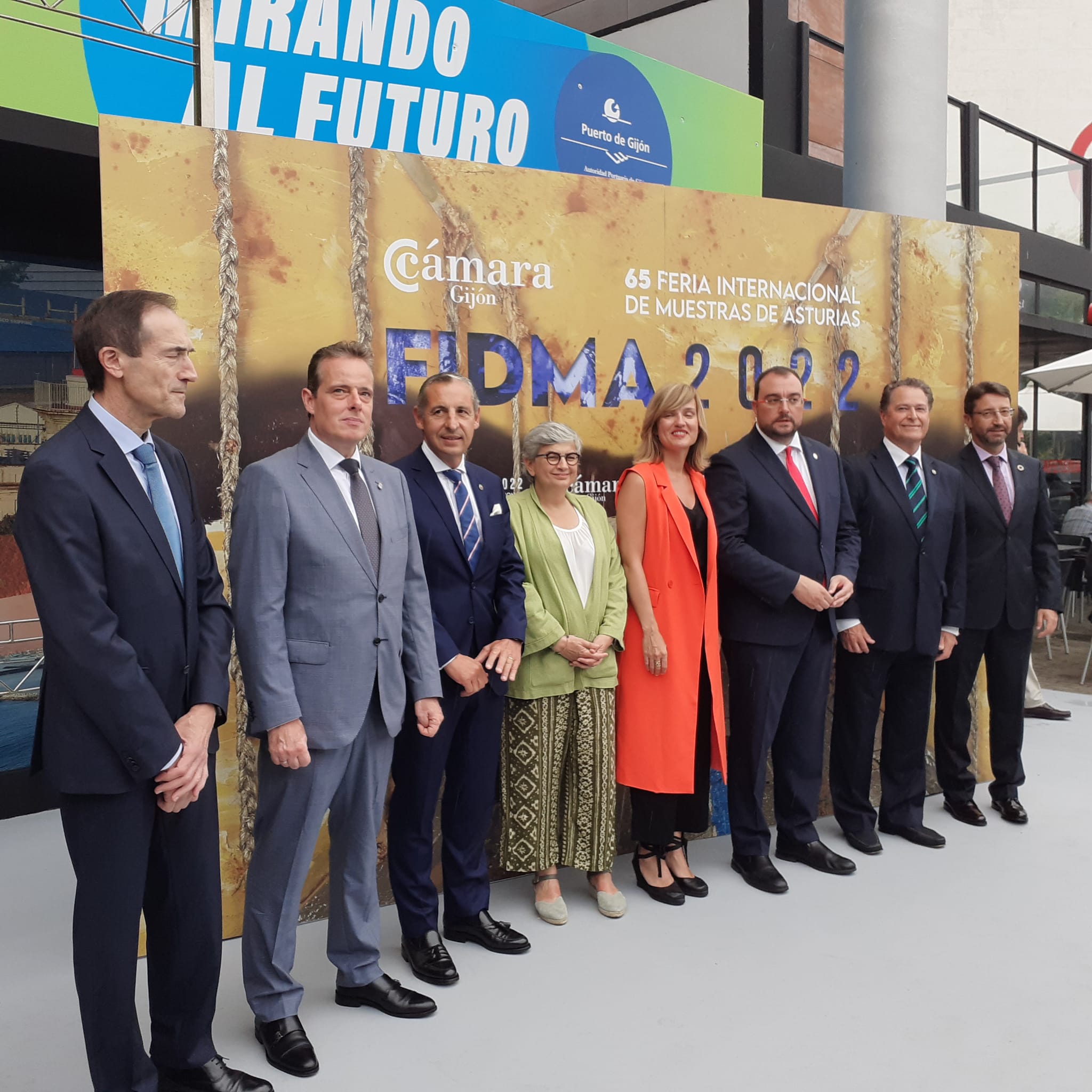 Autoridades presentes en el acto de inauguración de la 65 edición de la FIDMA