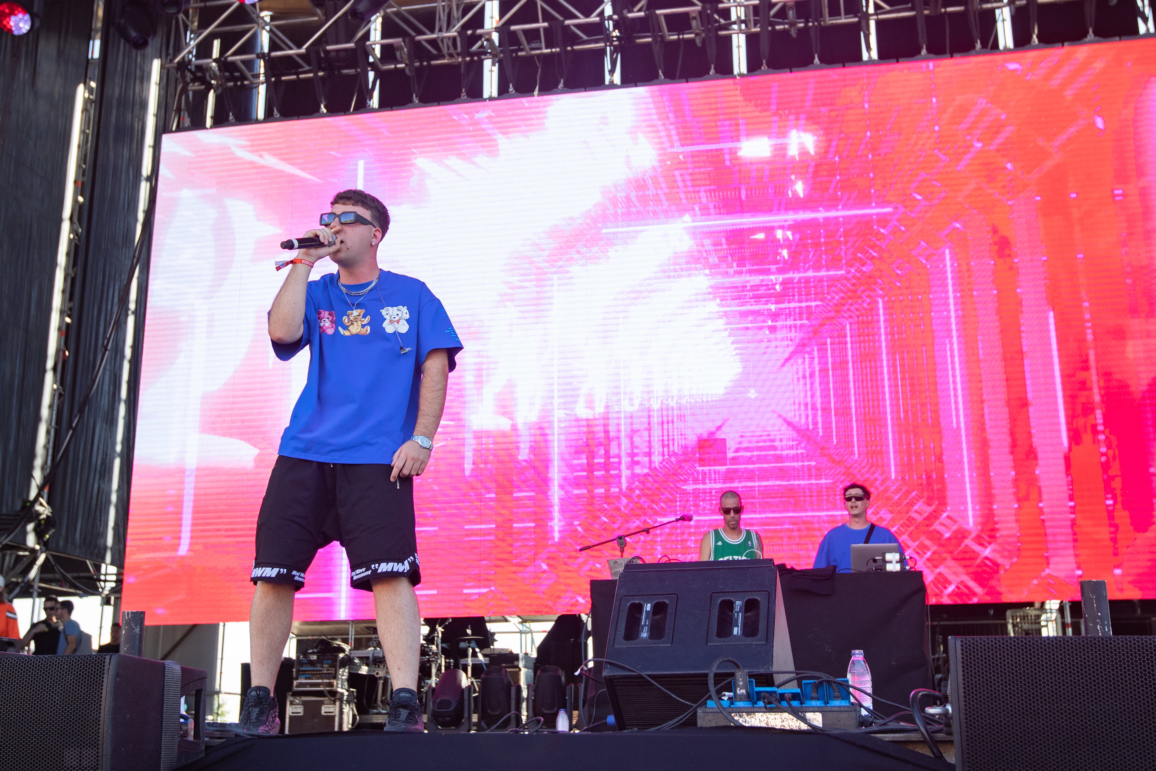 Quevedo durante su actuación en Boombastic Festival el pasado mes de junio en Madrid