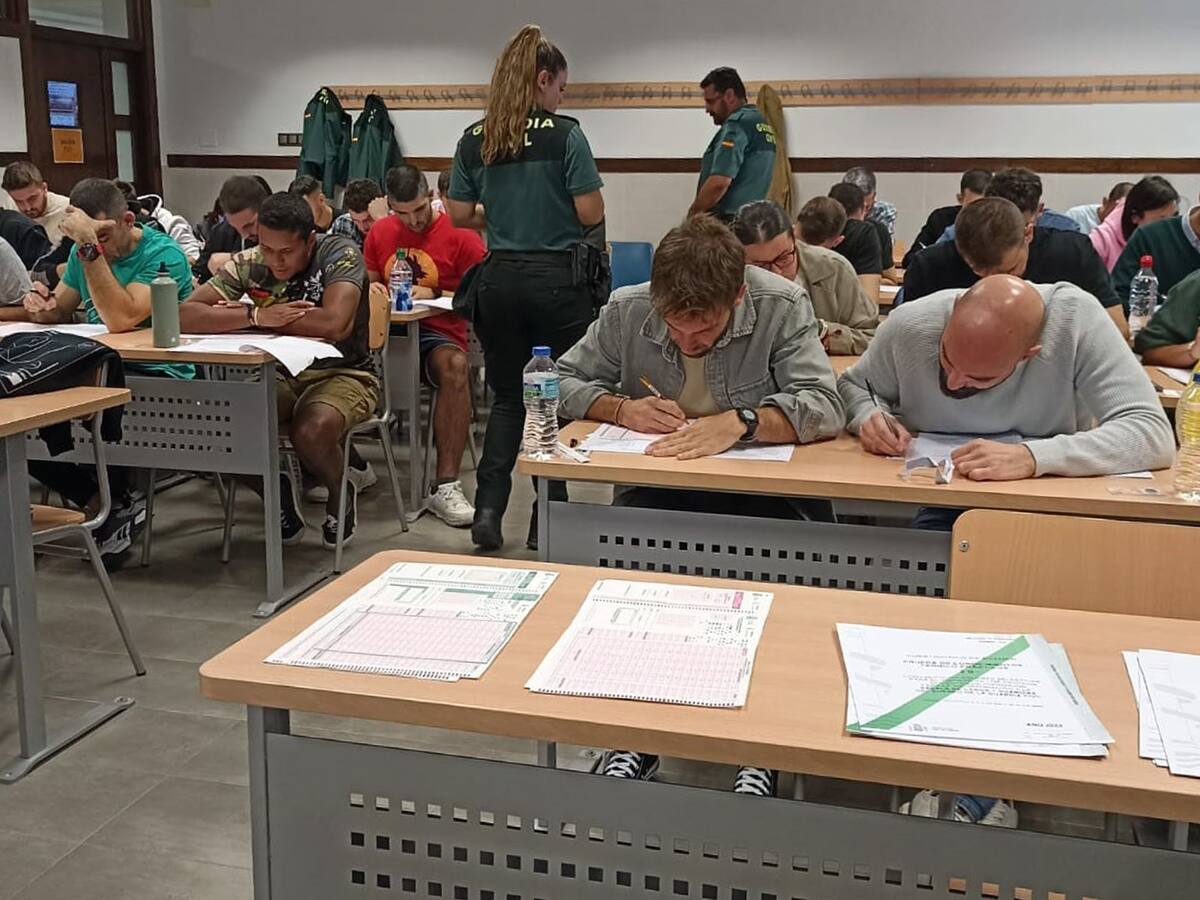 1603 aspirantes en la Región de Murcia optan a una plaza para ingresar en la Guardia Civil