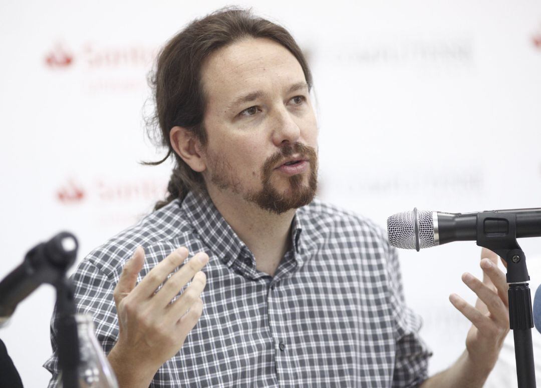 El secretario general de Podemos, Pablo Iglesias