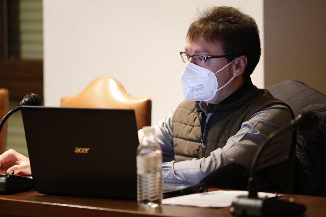 El representante de Ciudadanos en el Ayuntamiento de Peñafiel, Tomás Veganzones