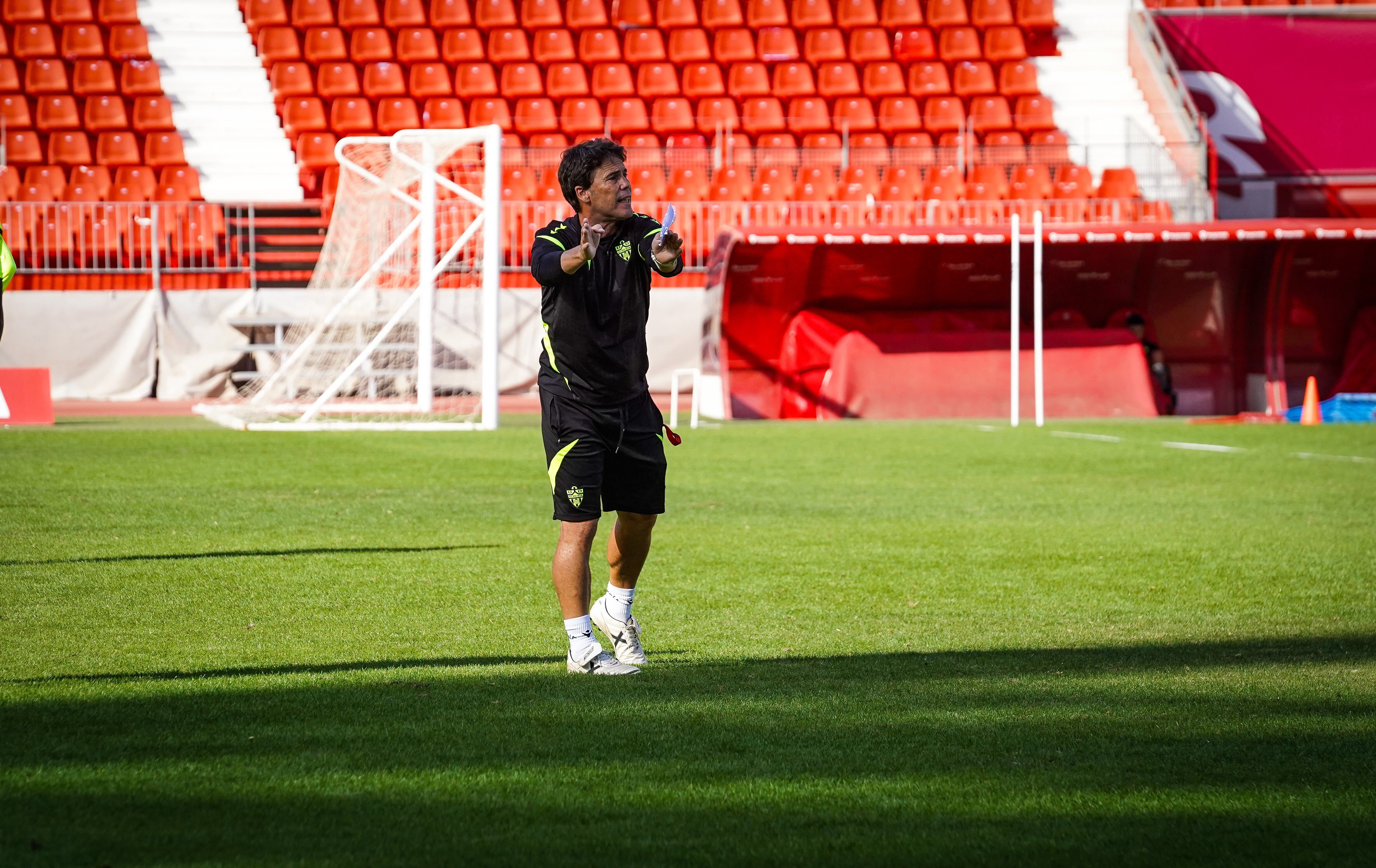 Rubi ha sido claro en la rueda de prensa previa al Almería-Cádiz.