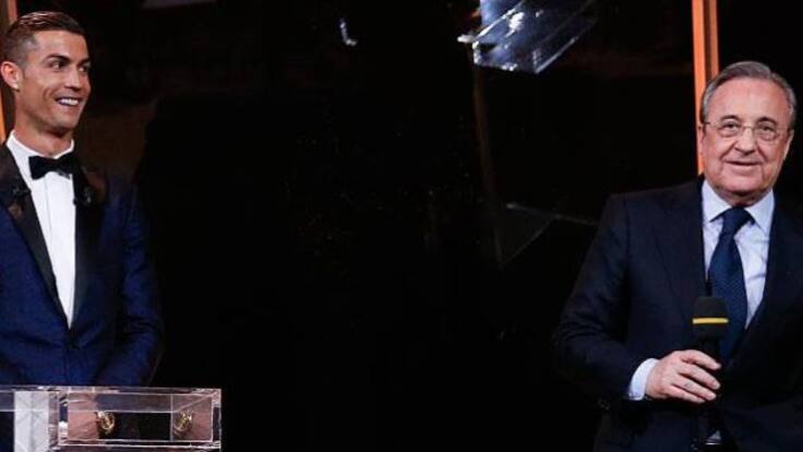 Florentino Pérez: "Cristiano es el heredero de Di Stéfano"