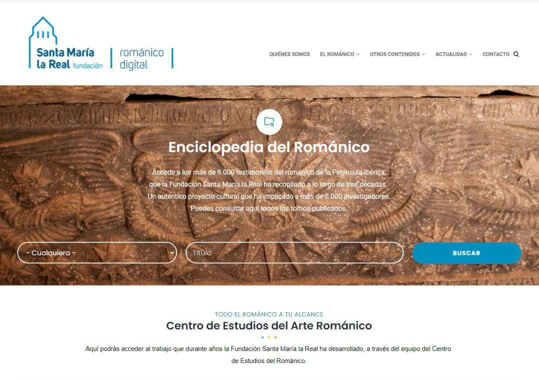 Nuevo portal del Románico de la Fundación Santa María la Real