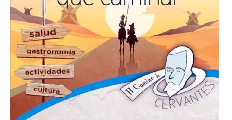 Cartel de la segunda edición del Camino de Cervantes